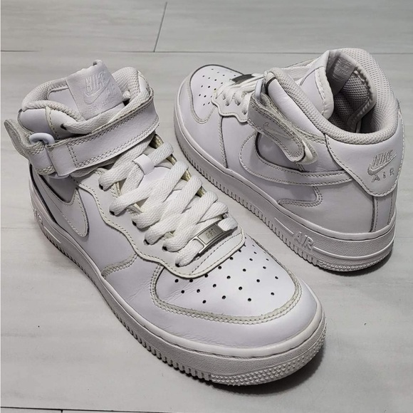 Nike Shoes - Nike Air Force 1 '06 Mid Top Shoes White 314195-113